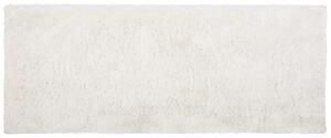 Dywan shaggy puszysty długie włosie do salonu 80x150 cm biały Evren Beliani