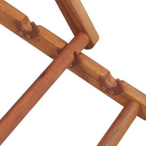 Granatowy leżak drewniany - Inglis 2X