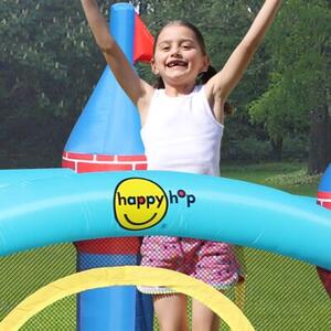Dmuchany Plac Zabaw z Podwójną Zjeżdżalnią HappyHop