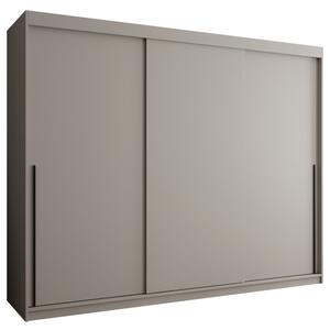 Szafa przesuwna Garderoba SIMA T 250 kaszmir + u. czarny