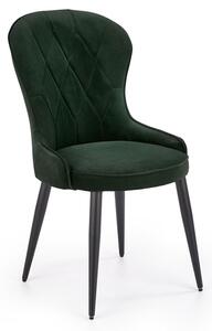 Stylowe krzesło do salonu Kordo - zielony