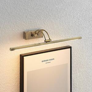 Lucande Felena oświetlenie obrazów LED, mosiądz, brązowy / mosiężny, salon / jadalnia, aluminium