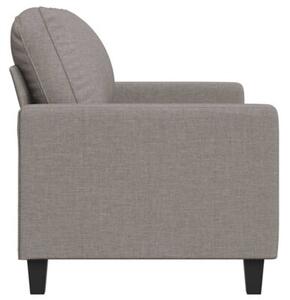 Sofa 2-osobowa, kolor taupe, 120 cm, tapicerowana tkaninÄ