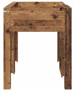 Łóżko piętrowe dla dzieci stare drewno 75 x 190 cm
