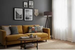 Lampa podłogowa trójnóg czarny Light Home LH Gaja 1xE27 44cm abażur walec brązowy