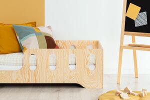 Lewostronne łóżko drewniane dziecięce 16 rozmiarów - Filo 2X