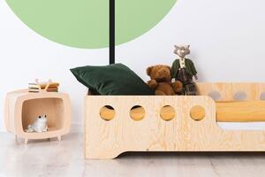 Prawostronne łóżko drewniane dziecięce 16 rozmiarów - Filo 4X