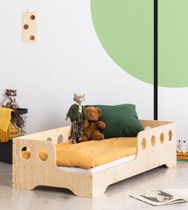 Lewostronne łóżko drewniane dziecięce 16 rozmiarów - Filo 4X