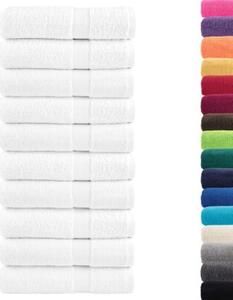 Ręczniki premium, solund, 10 szt., białe, 50x100 cm, 600 g/m²