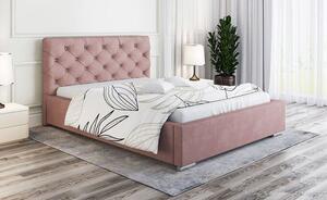 Pikowane łóżko dwuosobowe 180x200 Loran 3X - 36 kolorów