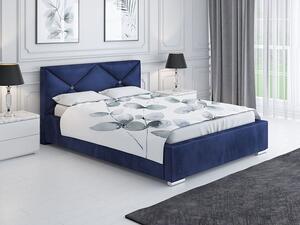 Jednoosobowe tapicerowane łóżko 120x200 Lenomi 2X - 36 kolorów