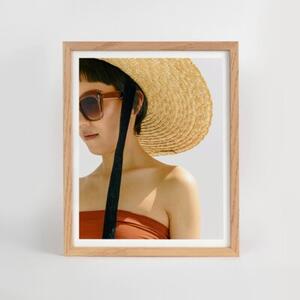 Ramka na zdjęcia 24x30 cm ramka drewniana dębowa ramka z litego drewna dębowego FRAMAI®
