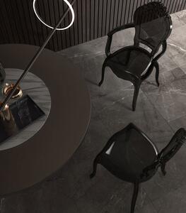 Czarne krzesło do salonu Ludwig - Trixi 4X