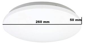 Erik LED D25 plafon IP44/12W/4000K biały