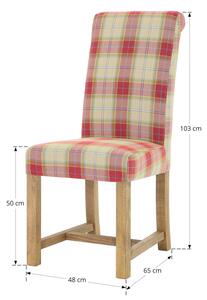 Krzesło drewniane tapicerowane Rustyk 2