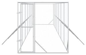 Kojec zewnętrzny dla psa, 2x14x2 m, stal galwanizowana