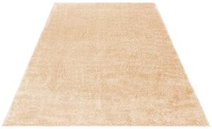 Kremowy dywan z długim włosiem 70x140 cm