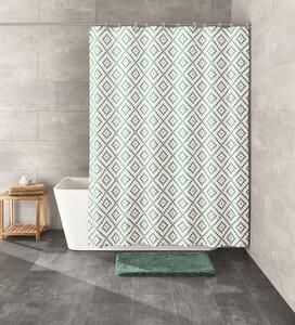 Kleine Wolke Alhambra zasłona prysznicowa 180x200 cm zielona 7817685305