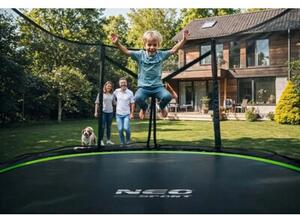 Trampolina NEO-SPORT NS-15Z231 FI 465 cm Czarno-zielony