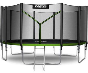 Trampolina NEO-SPORT NS-15Z231 FI 465 cm Czarno-zielony