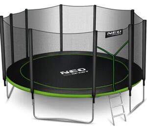 Trampolina NEO-SPORT NS-15Z231 FI 465 cm Czarno-zielony