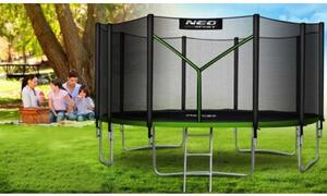 Trampolina NEO-SPORT NS-15Z231 FI 465 cm Czarno-zielony