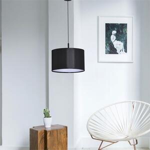 Czarna nowoczesna lampa wisząca abażurowa - S963-Vena