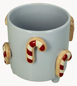 Osłonka na doniczkę z ceramiki Candy Cane