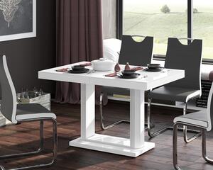 Rozkładany stół wysoki połysk biały - Muldi 2X