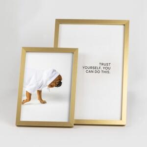 Ramka na zdjęcia 15x21 cm rama MDF ramki do zdjęć 21x15 cm kolor złoty FRAMAI®