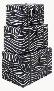 Komplet pudełek do przechowywania Wild Animal Zebra, 3 elem