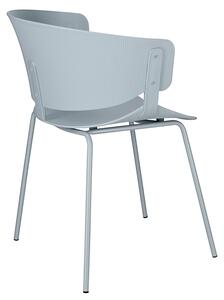 Minimalistyczne krzesło szare - Nalmi