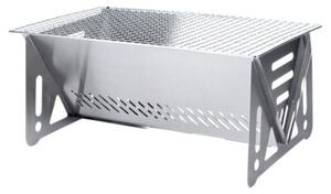 Grill węglowy stalowy składany 40x24x17 cm