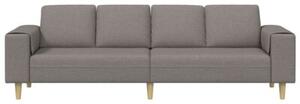 Nowoczesna sofa w ciemnoszarym kolorze z ergonomicznymi podÅokietnikami i brÄ zowymi nogami, idealna do wspÃ³Åczesnych wnÄtrz