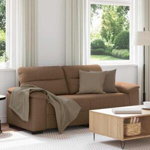 Sofa 2-osobowa, brÄ zowa, 180x81x84 cm, tkaninÄ