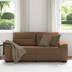 Sofa 2-osobowa, brÄ zowa, 180x81x84 cm, tkaninÄ
