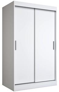 Biała szafa przesuwna 120 cm E6-T52
