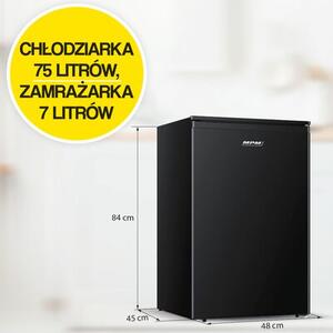 Lodówka MPM 81-CJH-24 E 84cm Czarna