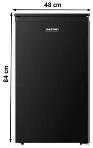 Lodówka MPM 81-CJH-24 E 84cm Czarna