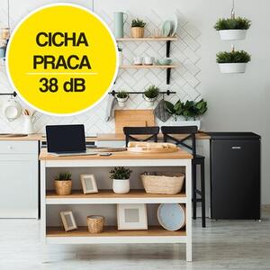 Lodówka MPM 81-CJH-24 E 84cm Czarna