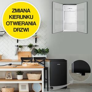 Lodówka MPM 81-CJH-24 E 84cm Czarna