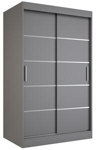 Antracytowa szafa przesuwna 120 Z4-C62