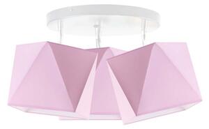Lampa żyrandol plafon sufitowa z abażurami diament BURNE P3