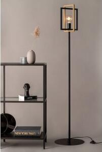 Lampa podłogowa dekoracyjna industrialna czarno-złota 161 cm 1xE27 15W Eden Sigma Lighting