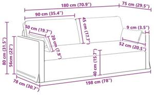 Nowoczesna sofa kremowa z metalowÄ ramÄ i ergonomicznym designem
