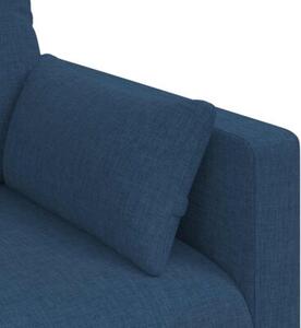 Nowoczesna sofa moduÅowa w kolorze niebieskim z ergonomicznym wsparciem i metalowÄ ramÄ
