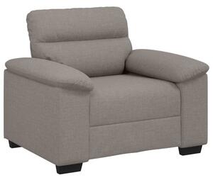 Sofa fotel taupe 100x81x84 cm tkanina