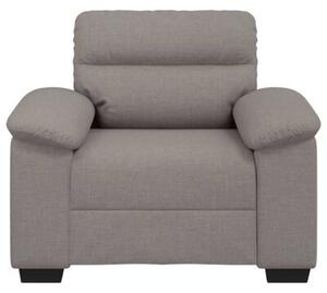 Sofa fotel taupe 100x81x84 cm tkanina