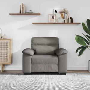 Sofa fotel taupe 100x81x84 cm tkanina