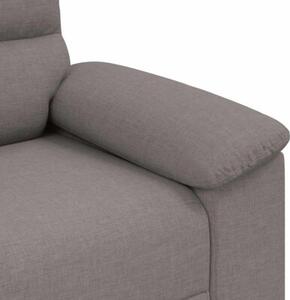 Sofa fotel taupe 100x81x84 cm tkanina
